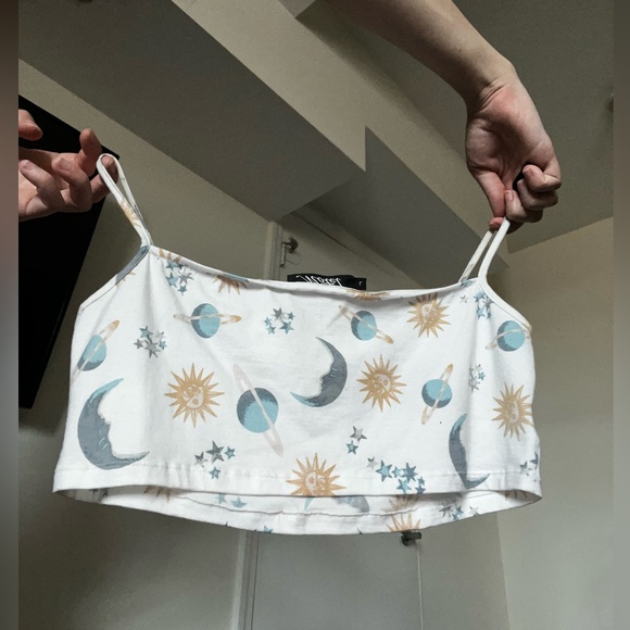 MOTEL DOLLSKILL CELESTIAL CROP TOP - Picture 5 of 8